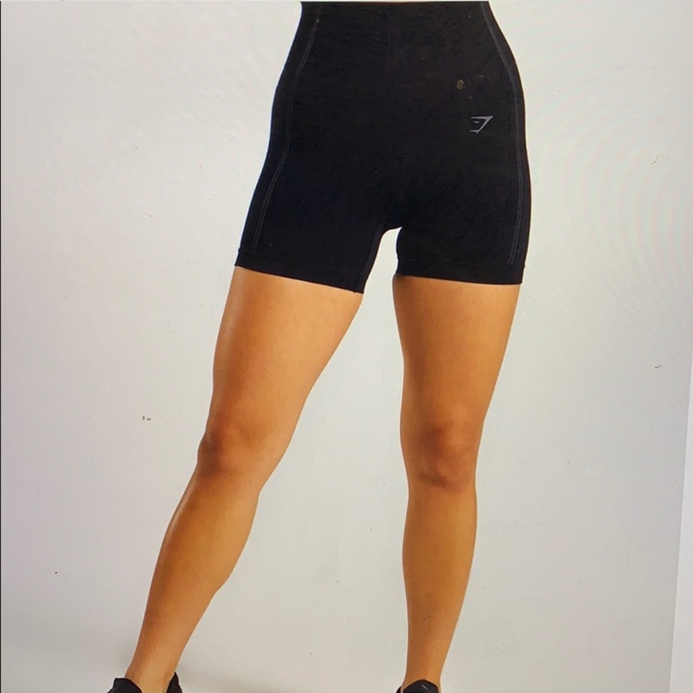 Black Gymshark Ultra Seamless Shorts